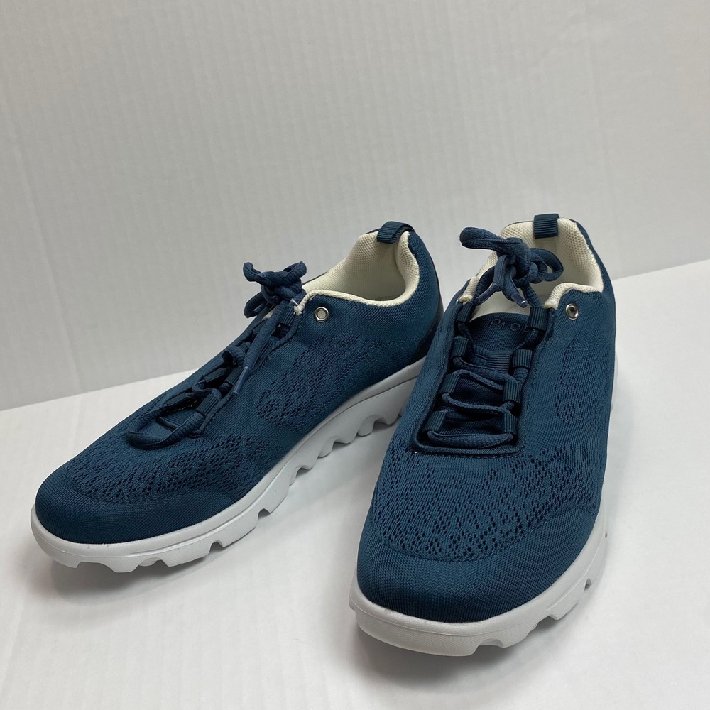 Propet Walking Sneakers‎ Womens 7 Teal Green Blue Mesh Knit Comfort Athleisure